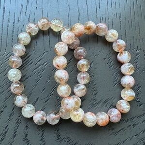 (ONE) Citrine bracelet 10mm SIZE 6.75’